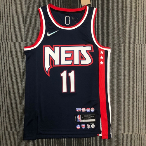 75th Anniversary Brooklyn Nets Black #11 NBA Jersey-311