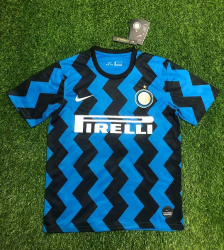 2020-2021 Inter Milan Home Blue & Black Thailand Soccer Jersey AAA