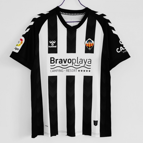 20/21 CD Castellón Black & White Thailand Soccer Jersey-710