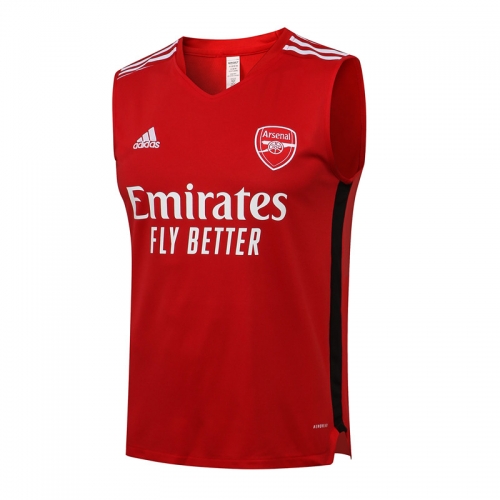 2021-2022 Arsenal Red Shorts-Sleeve Thailand Soccer Jersey Vest-815