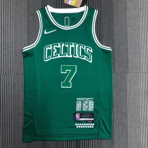 2022 Season Boston Celtics Green #7 NBA Jersey-311