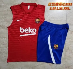 2021/2022 Barcelona Red Thailand Tracksuit Uniform Vest-815