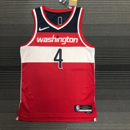 75th Anniversary Washington Wizards Red #4 NBA Jersey-311