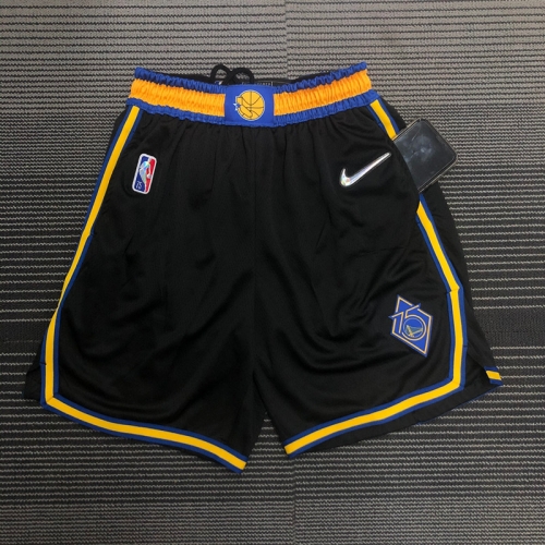 2022 City Version NBA Golden State Warriors Black Shorts-311