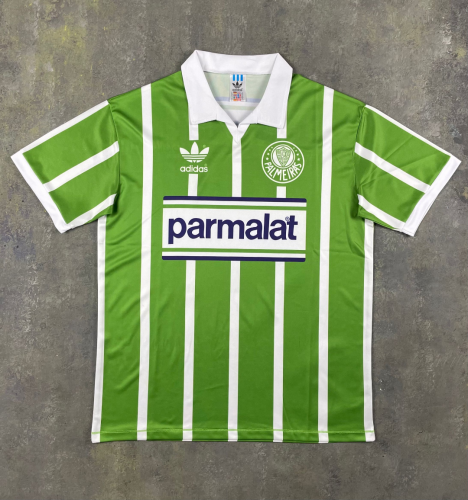 1992-93 Retro Version SE Palmeiras Green Thailand Soccer Jersey AAA-SL