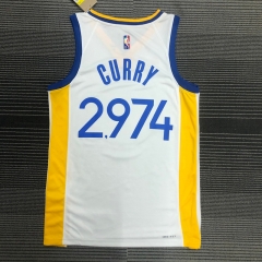 75th Commemorative Edition Golden State Warriors White #2974 Jersey-311