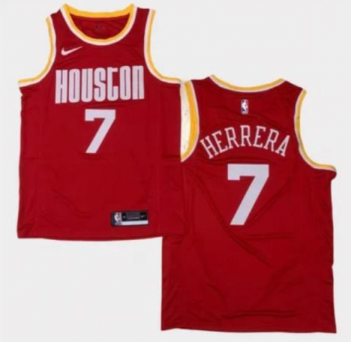 Retro Version NBA Houston Rockets Red #7 Jersey-311