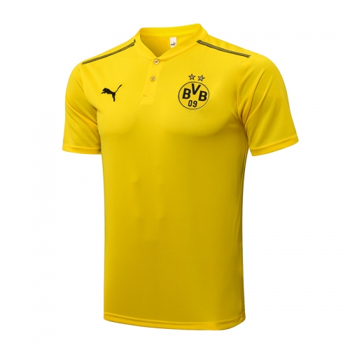 2021-22 Borussia Dortmund Yellow Thailand Polo Shirts-815