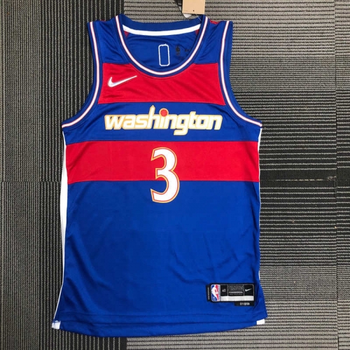 2022 Sesaon Washington Wizards Blue #3 NBA Jersey-311