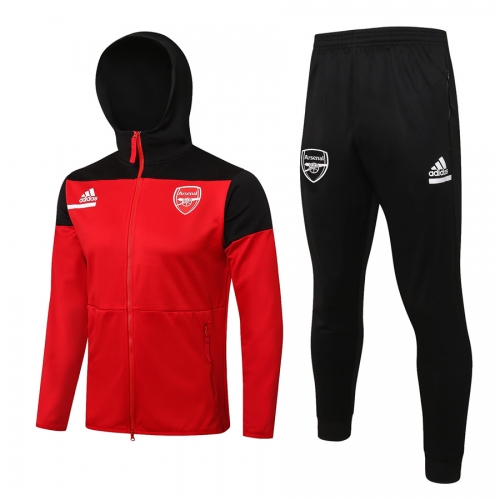 2021-2022 Arsenal Red Soccer Jacket Uniform With-815