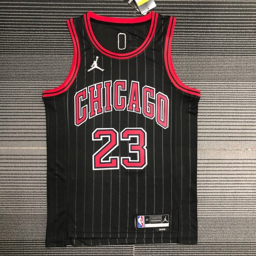 Feiren Version Chicago Bull Black #23 Jordan Jersey-311