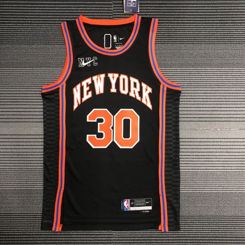 2022 Season New York Kinicks NBA Black #30Jersey-311