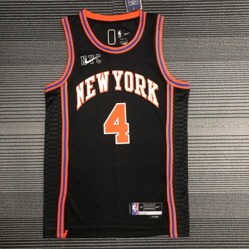 2022 Season New York Kinicks NBA Black #4 Jersey-311