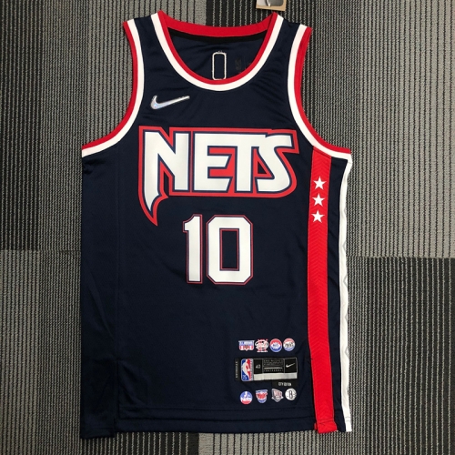 2022 Season City Version Brooklyn Nets Black #10 NBA Jersey-311