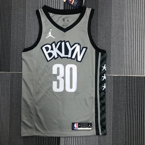 Feiren Version NBA Brooklyn Nets Gray #30 NBA Jersey-311