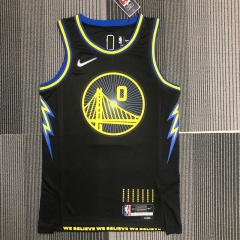 2021 City Version Version Lakers NBA Black #0 Jersey-311