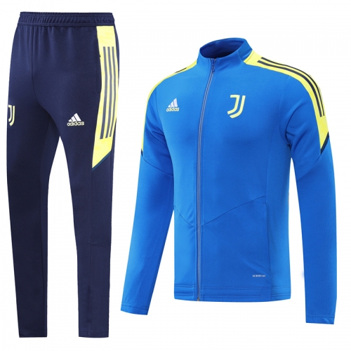 2021-22 Juventus FC CaiBlue Thailand Soccer Jacket Uniform-LH