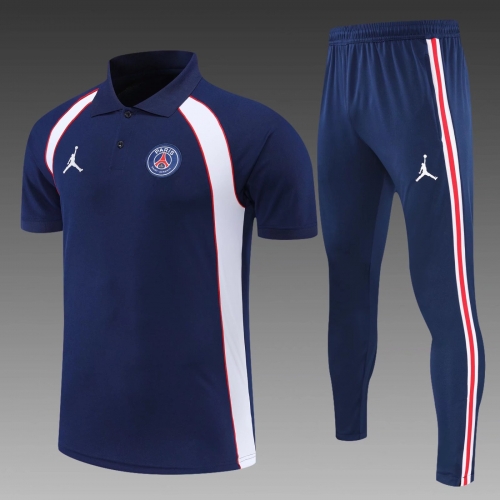 2021-2022 PSG Royal Blue Thailand Polo Uniform-PO