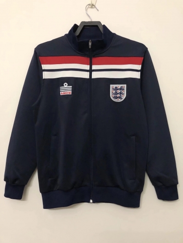 82 Retro Version England Blue Soccer Jacket Top-311