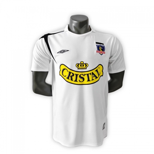 2006 Retro Version Colo-Colo Home White Thailand Soccer Jersey AAA-811/313