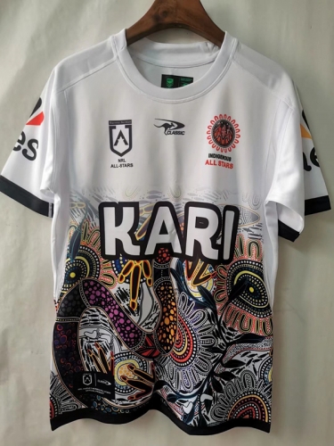 2021-2022 INDIGENOUS White Thailand Rugby Shirts-805