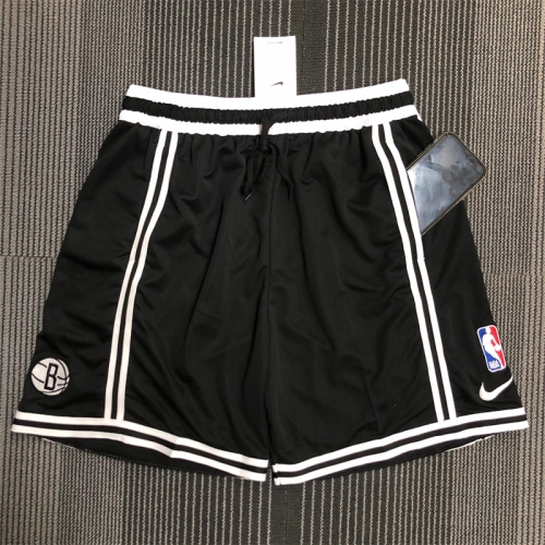 NBA Brooklyn Nets Black Shorts-311