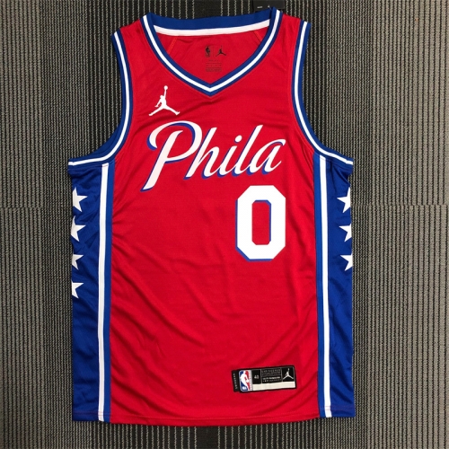 Feire Limited Version NBA Philadelphia 76ers Red #0 Jersey-311