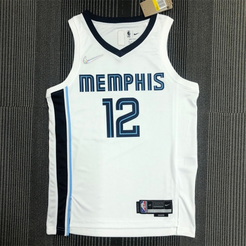 75th NBA Memphis Grizzlies White #12 Jersey-311