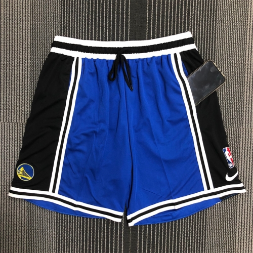 NBA Golden State Warriors Blue Shorts-311