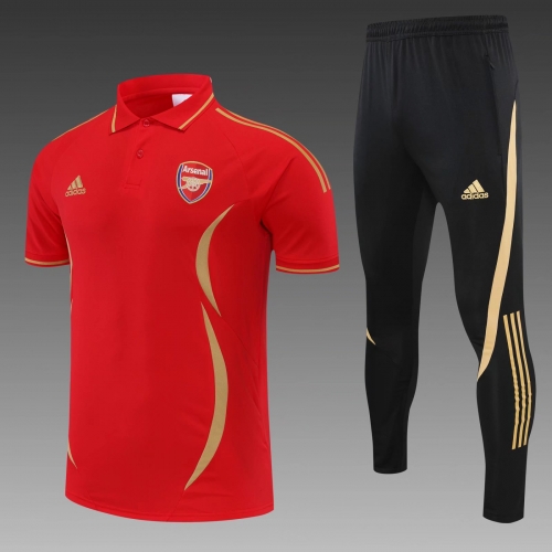 2021/22 Arsenal Red Thailand Polo Uniform-PO