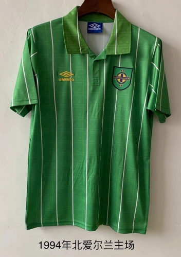 1994 Retro Version Northern Ireland Home Green Thailand Soccer Jersey AAA-709