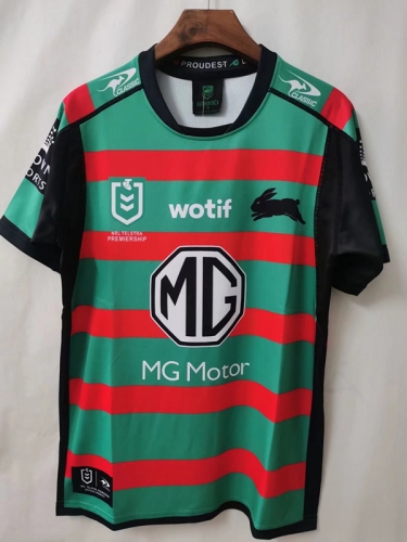 2022 South Sydney Rabbitohs Home Green Thailand Rugby Shirts-805
