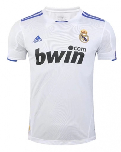 10-11 Retro Version Real Madrid Home White Thailand Soccer Jersey AAA-SL