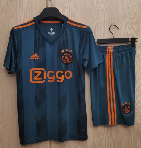 2020-21 Ajax Green & Black Soccer Uniform-TJ