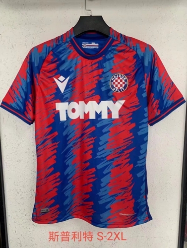 2022-23 Hajduk Split Red & Blue Thailand Soccer Jersey AAA-DG