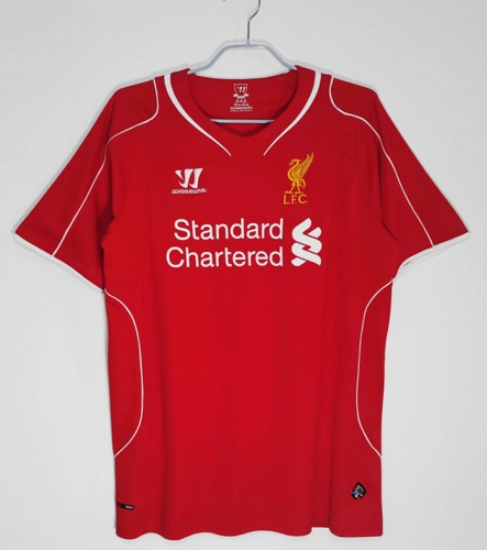 2014-2015 Liverpool Home Red Thailand Soccer Jersey AAA-710