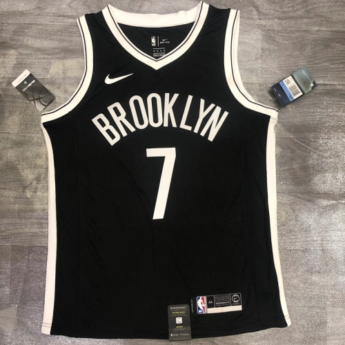 Brooklyn Nets Black #7 NBA Jersey-311