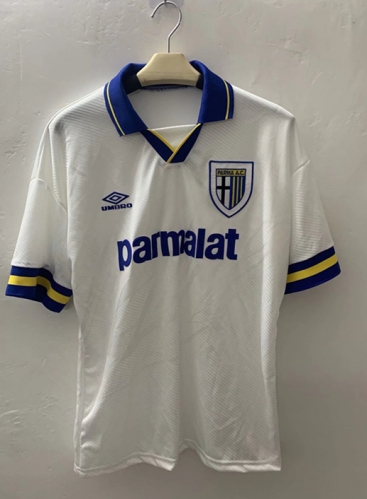 93-95 Retro Version Parma Calcio 1913 White Thailand Soccer Jersey AAA-1041