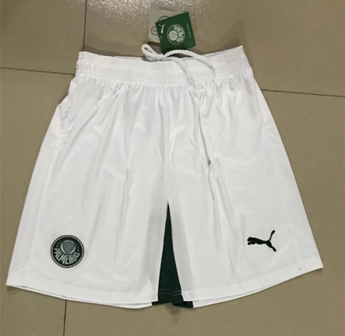 2022-23 Palmeiras Home White Thailand Soccer Shorts-509