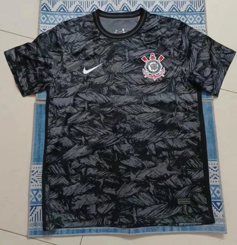 2022-23 Corinthians Black & Gray Thailand Soccer Jersey AAA-317