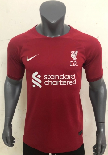 2022-23 Liverpool Home Red Thailand Soccer Jersey AAA-416