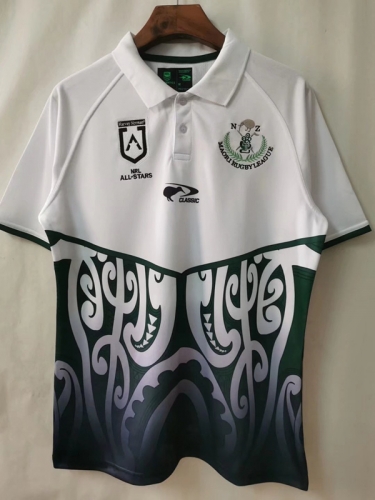 2022 Maori White Thailand Rugby Jersey-805