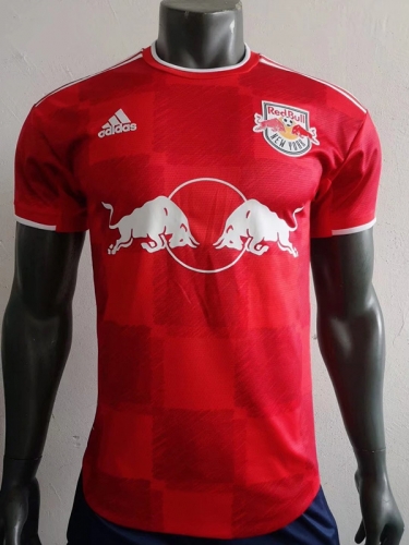 Player Version 2022-23 New York Red Bulls Away Red Thailand Soccer Jersey AAA-703