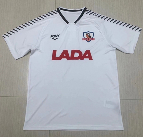 92 Retro Version Colo-Colo Home White Thailand Soccer Jersey AAA-1119