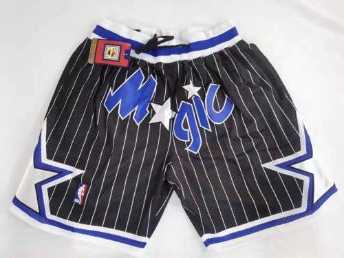 NBA Orlando Magic Black Shorts-805