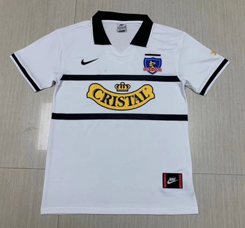 96 Retro Version Colo-Colo Home White Thailand Soccer Jersey AAA-1119