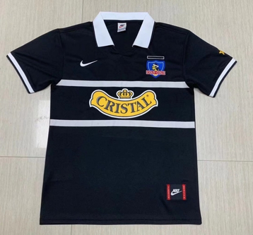 99 Retro Version Colo-Colo Away Black Thailand Soccer Jersey AAA-1119