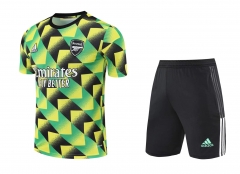 2021-2022 Arsenal Green Training Thailand Soccer Uniform-418