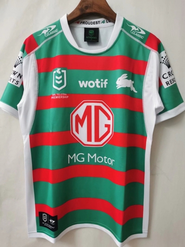 2021-2022 South Sydney Rabbitohs Home Green Thailand Rugby Shirts-805