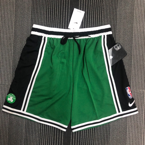 Boston Celtics Green NBA Training Shorts-311